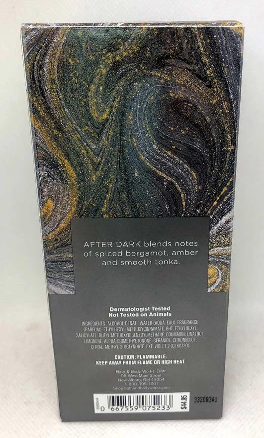 Bath & Body Works AFTER DARK Men’s Cologne 3.4 fl oz bottle