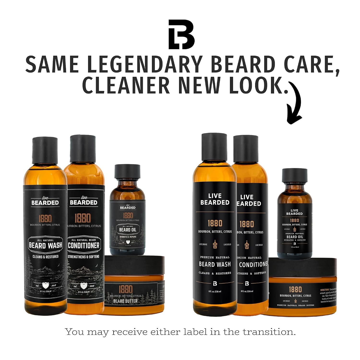 LIVE BEARDED Complete Beard 4 Step Grooming Kit 1880 product image 2