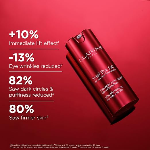 CLARINS Total Eye Lift product packaging and jar or bottle view for eye care and smoother-looking eyes