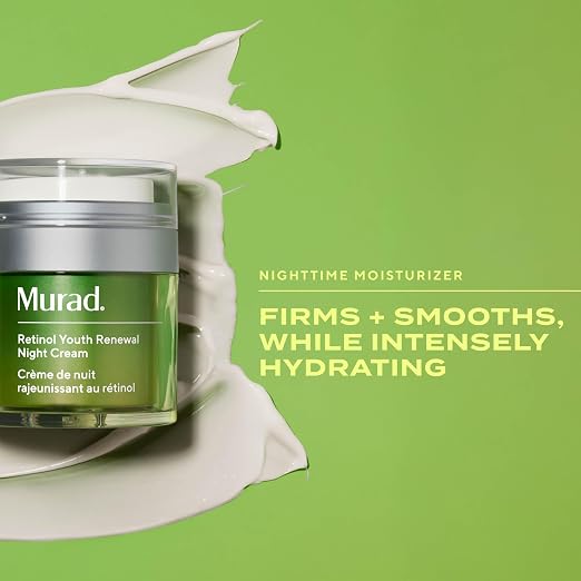 Murad Retinol Youth Renewal Night Cream - side packaging view - Murad retinol anti-aging night cream
