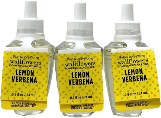 LEMON VERBENA Bath & Body Works Wallflowers Refill 3-Pack