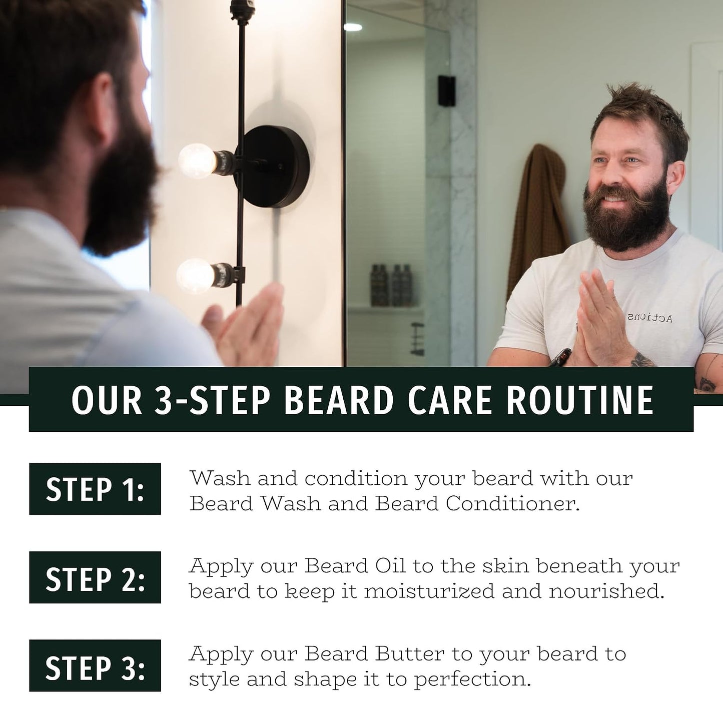 LIVE BEARDED Beard Oil and Butter Grooming Kit 1880 product image 4