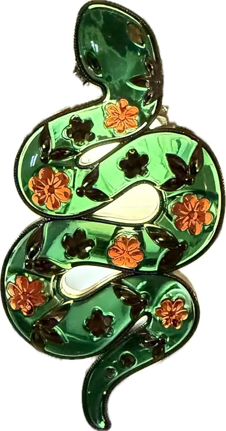 Bath & Body Works GREEN SNAKE WITH FLOWERS Wallflowers Plug