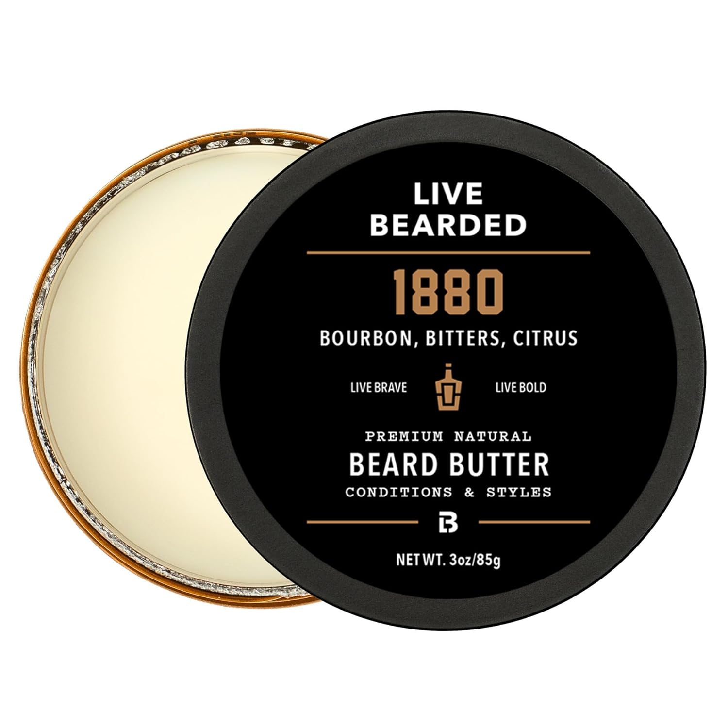 LIVE BEARDED Beard Butter 1880 3 fl oz product image 1
