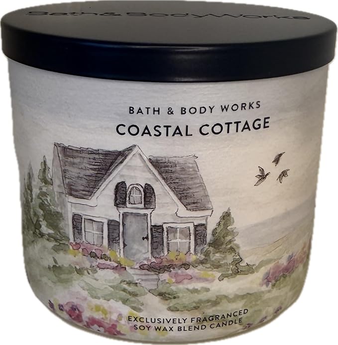 COASTAL COTTAGE Bath & Body Works 3 Wick Candle