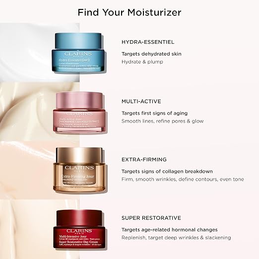 CLARINS Extra-Firming Day Moisturizer SPF 15 additional skincare routine image for luxury anti-aging skincare and hydration