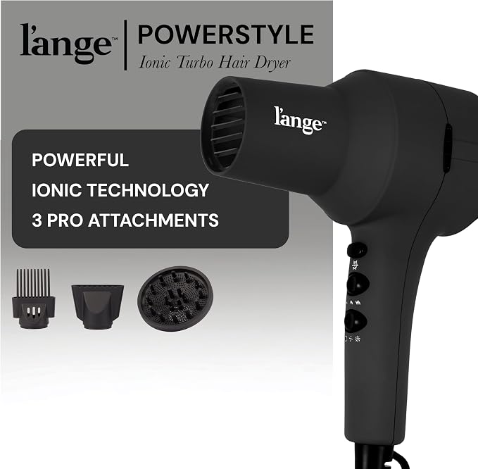 L'ANGE HAIR L'ANGE HAIR PowerStyle Turbo Ionic Hair Dryer Black product image 2