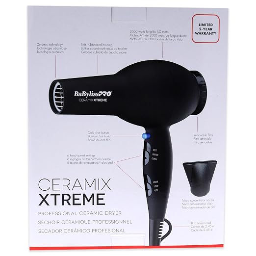 BaBylissPRO BaBylissPRO Ceramix Xtreme Hair Dryer product image 9