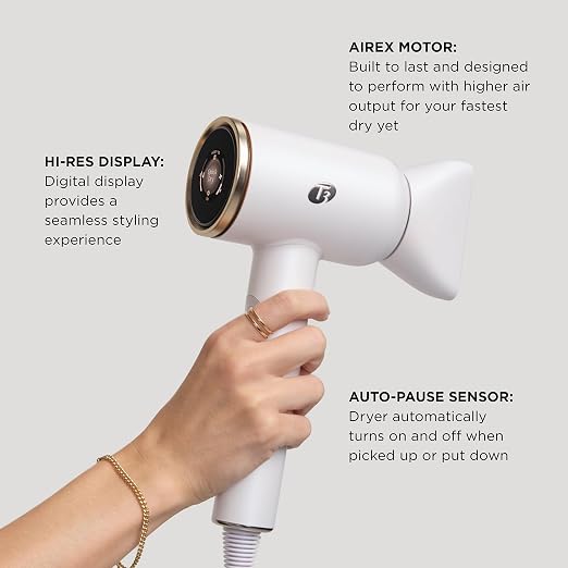 T3 T3 Aire IQ Intelligent Hair Dryer Clay White product image 11
