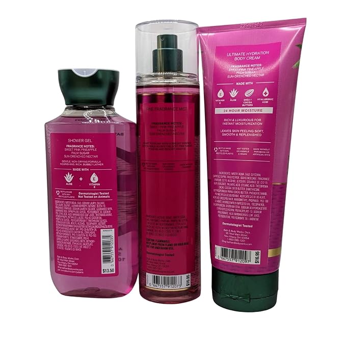 PINK PINEAPPLE SUNRISE Bath & Body Works 3 Steps alternate view 5