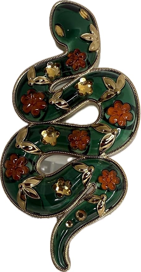 Bath & Body Works GREEN SNAKE WITH FLOWERS Wallflowers Plug - alternate view 2