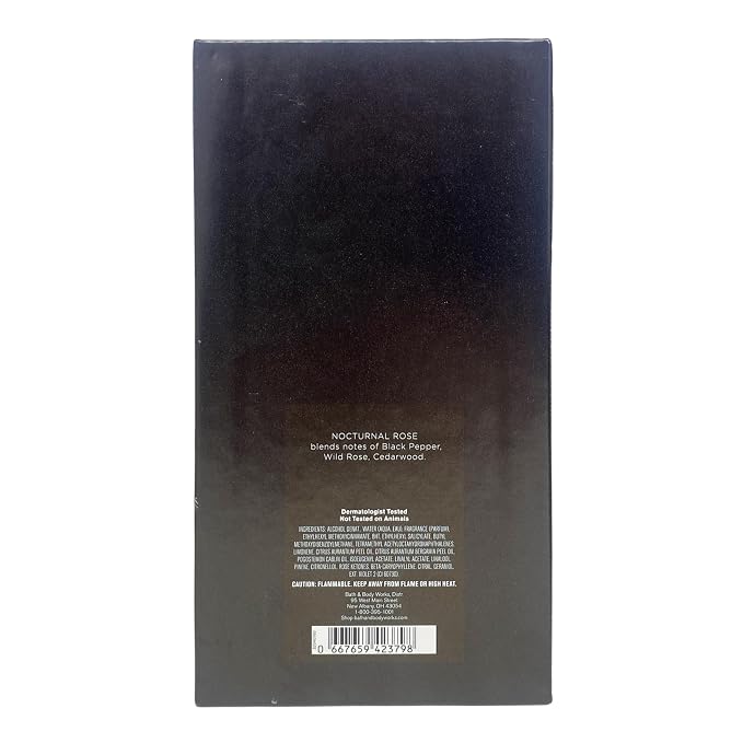 Bath & Body Works NOCTURNAL ROSE Men’s Cologne 3.4 fl oz bottle