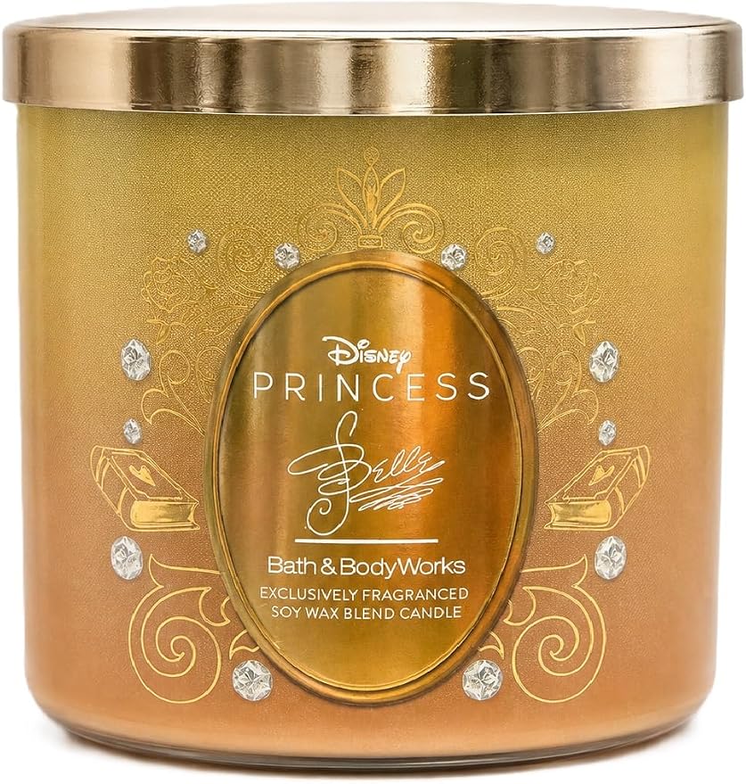 BELLE Bath & Body Works 3 Wick Candle