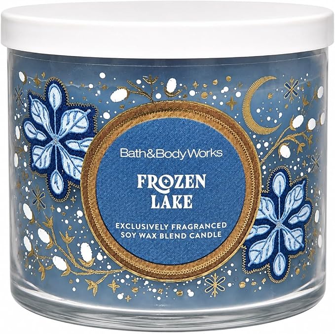 FROZEN LAKE Bath & Body Works 3 Wick Candle
