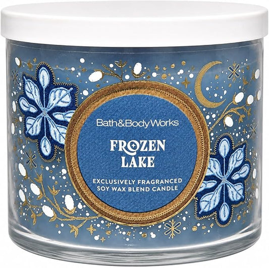 FROZEN LAKE Bath & Body Works 3 Wick Candle