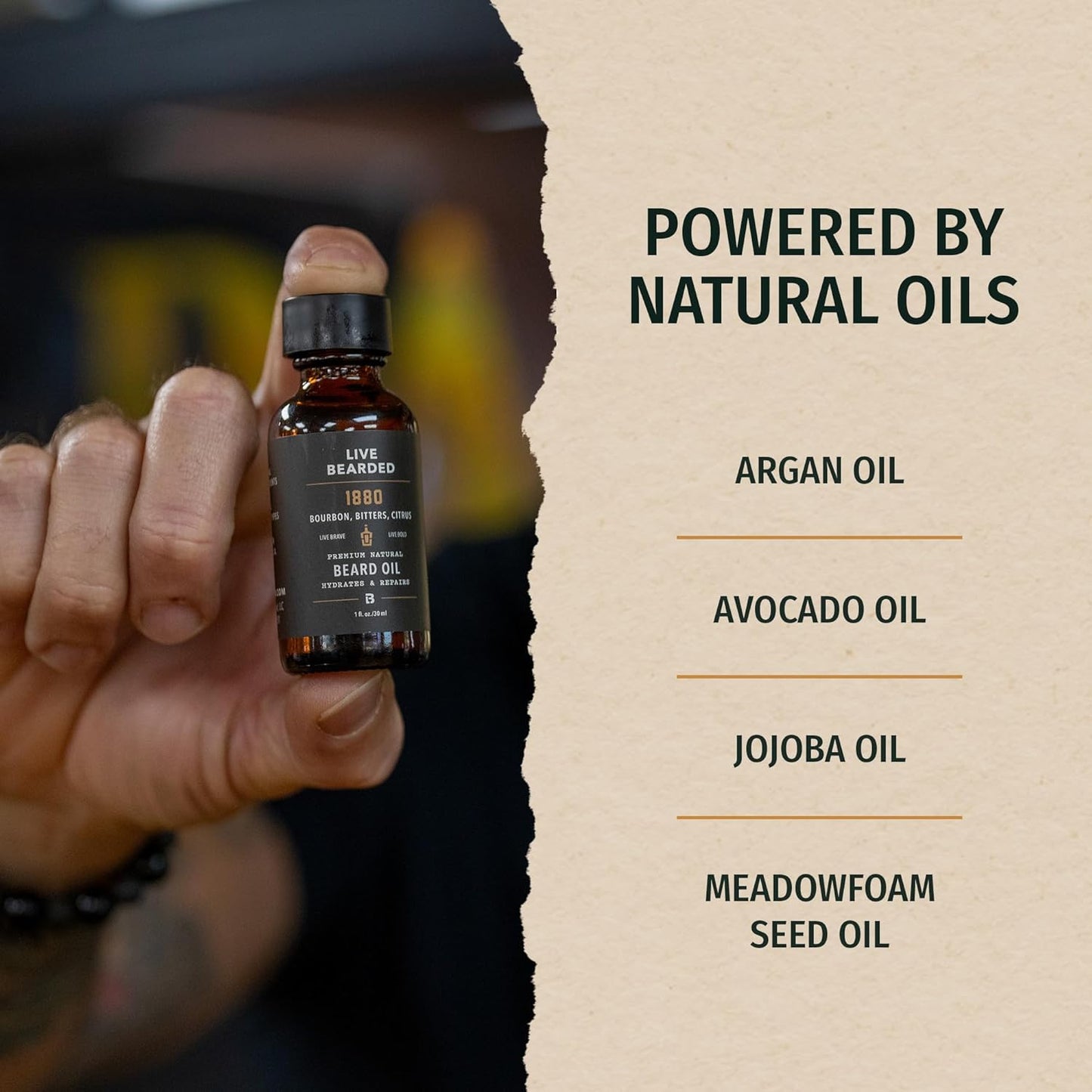 LIVE BEARDED Beard Oil 1880 1 fl oz product image 4