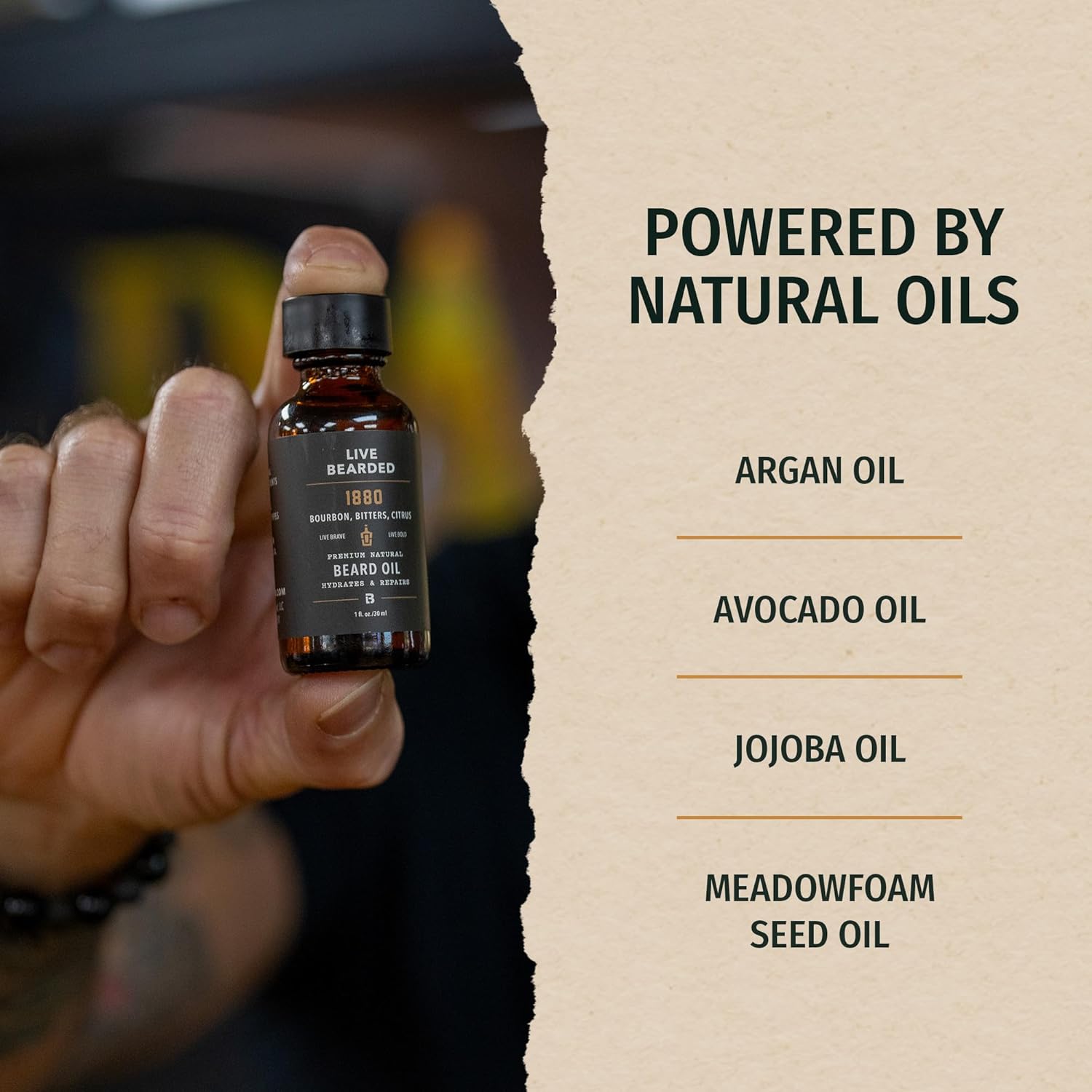 LIVE BEARDED Beard Oil 1880 1 fl oz product image 4