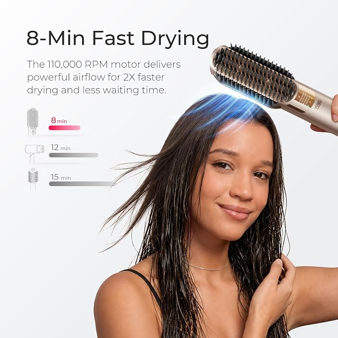 TYMO TYMO Flowy 2 in 1 Air Straightener Brush product image 3