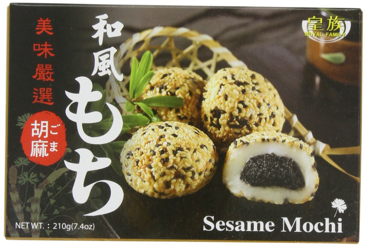 Royal Family Japanese Mochi Sesame, 7.4-Ounce (Pack Of 8) | My Wrinkles Gone