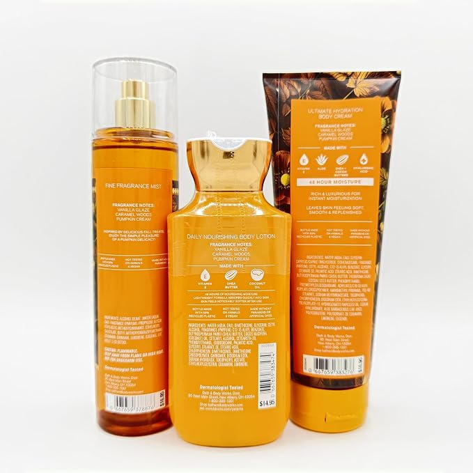 GLAZED PUMPKIN Bath & Body Works 3 Steps alternate view 2
