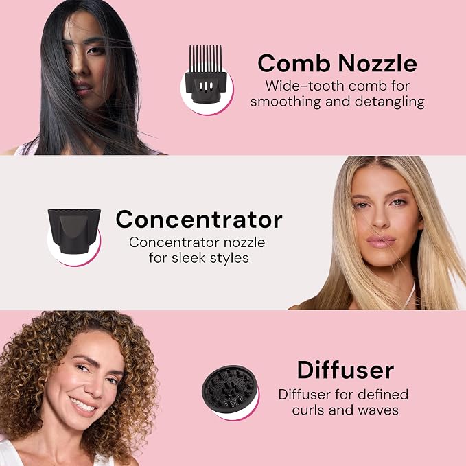 L'ANGE HAIR L'ANGE HAIR PowerStyle Turbo Ionic Hair Dryer Black product image 6