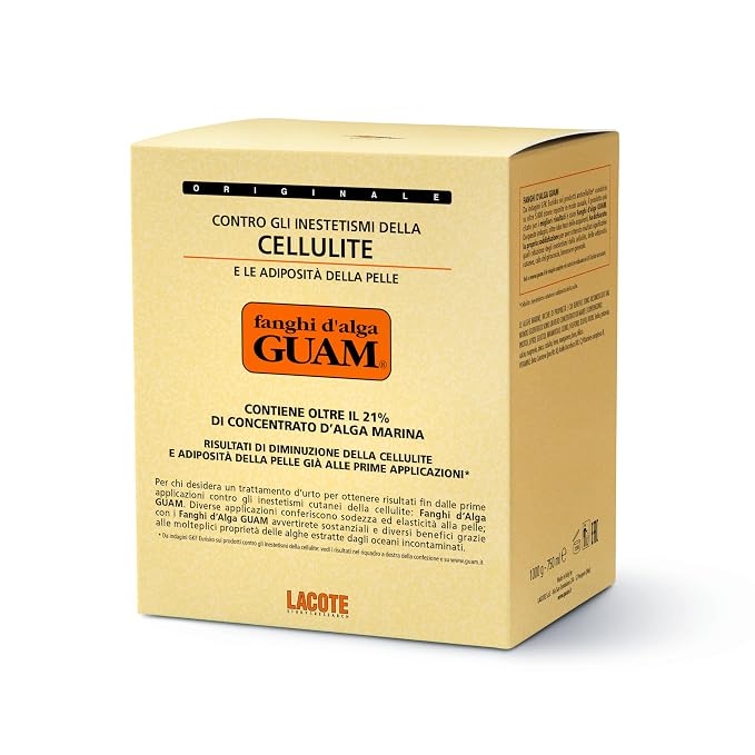 GUAM Original Hot Seaweed Mud Body Wrap - 1000 g, additional product and packaging view
