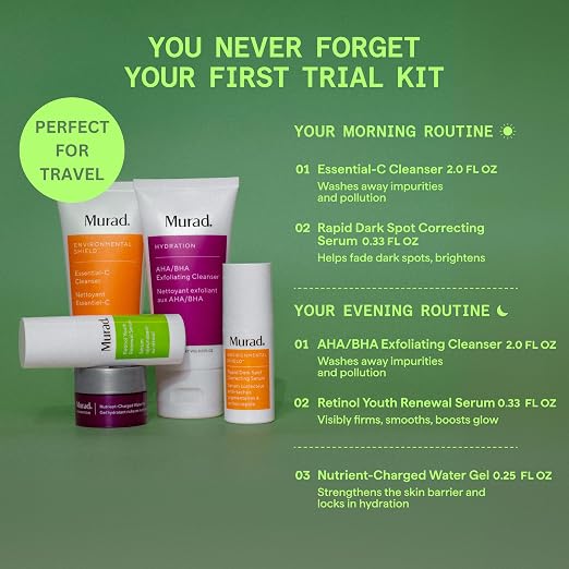 Murad Core Essentials 5-Piece Trial Kit - ingredient benefits image for Murad face cleanser