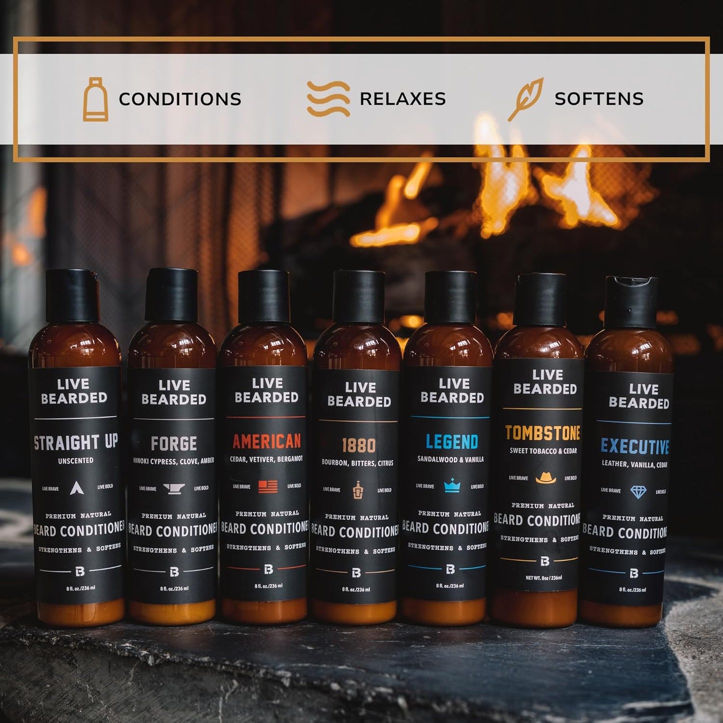 LIVE BEARDED Beard Conditioner 1880 8 fl oz product image 4