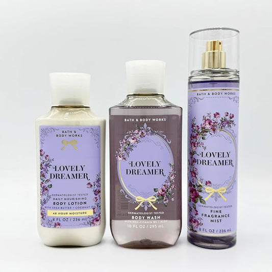 LOVELY DREAMER Bath & Body Works 3 Steps