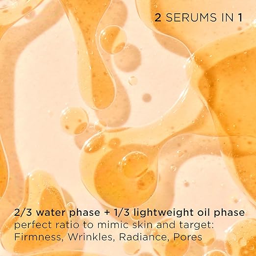 CLARINS Double Serum Light Texture ingredient or formula highlight image for anti-aging hydration firmness and radiance