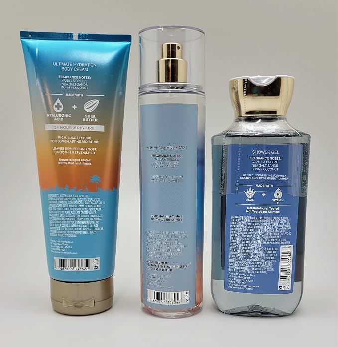 SUMMERTIME SURF Bath & Body Works 3 Steps alternate view 2