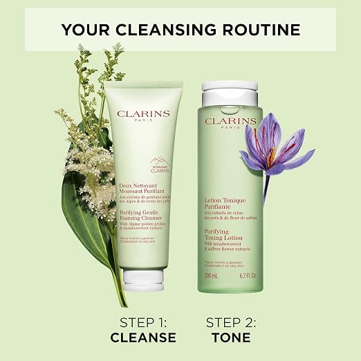 CLARINS Purifying Gentle Foaming Cleanser additional product image 9 for a luxury facial cleansing routine