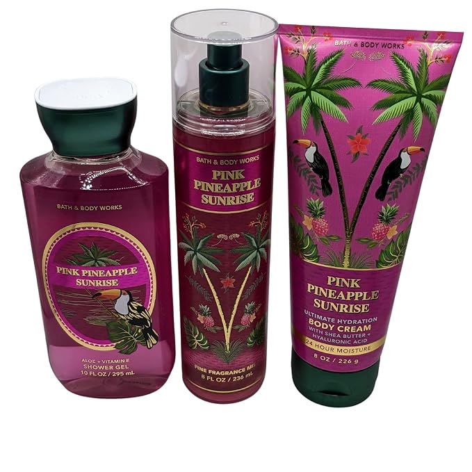 PINK PINEAPPLE SUNRISE Bath & Body Works 3 Steps alternate view 6