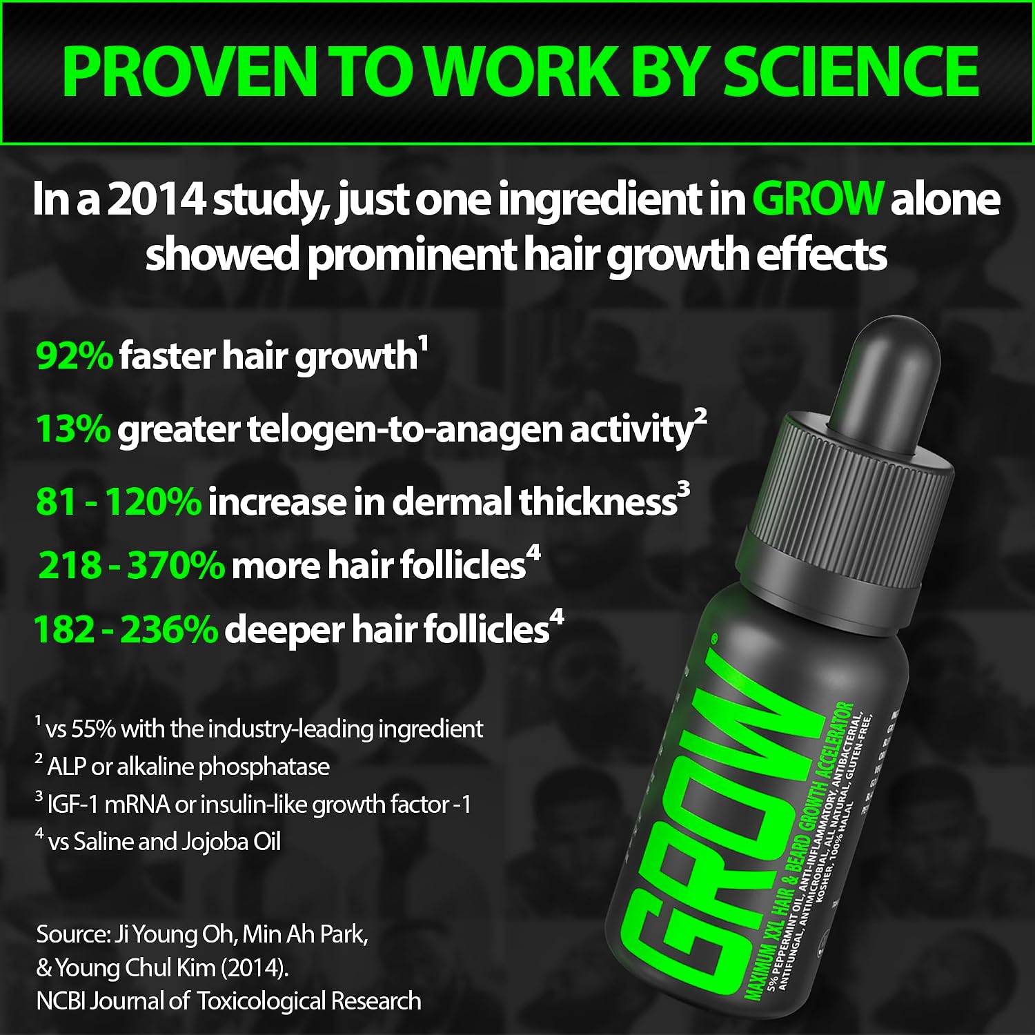 BBS BEST BEARD STUFF GROW XXL Beard Oil and Biotin Beard Balm Kit product image 4