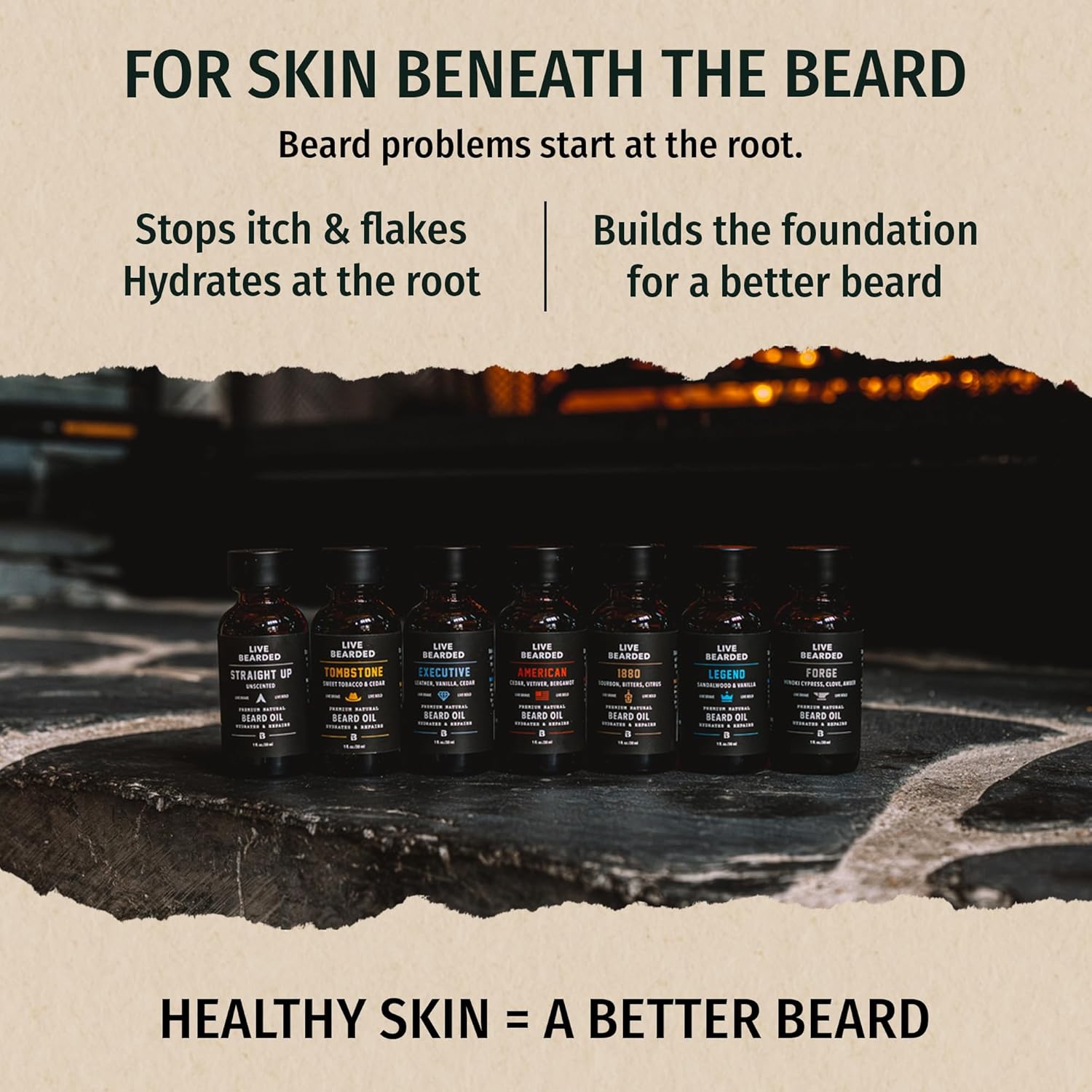 LIVE BEARDED Beard Oil 1880 1 fl oz product image 2