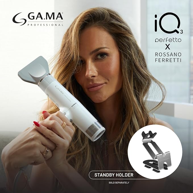 GA.MA Italy Professional GA.MA Italy Professional iQ3 Perfetto Rossano Ferretti Hair Dryer Pearl White product image 9