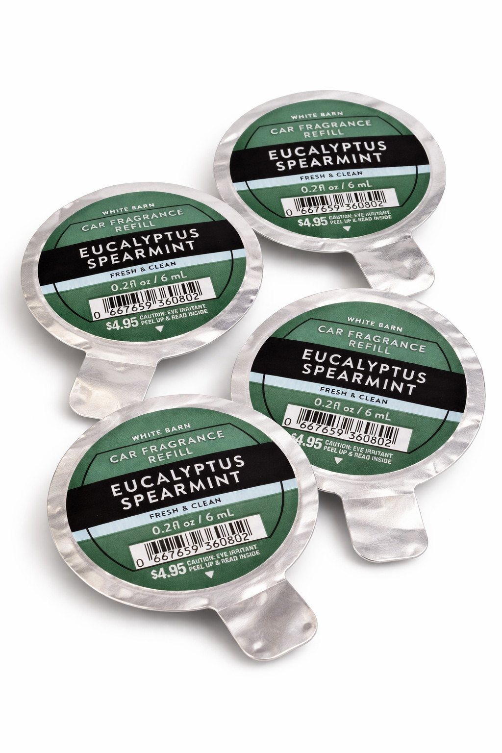 Bath & Body Works TIKI BEACH car fragrance refill 4 pack air freshener long lasting scent for car MWG