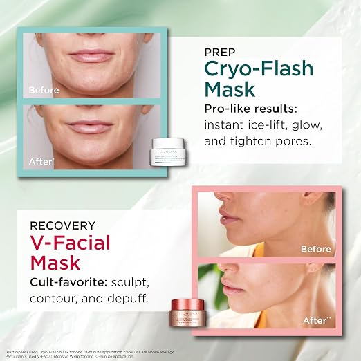 CLARINS Cryo-Flash Face Mask additional product image 10 for radiance and lifted-looking skin