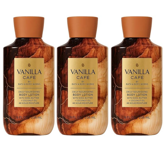 VANILLA CAFÉ Bath & Body Works Body Lotion 3 Pack