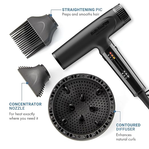 BaBylissPRO BaBylissPRO Nano Titanium Nano Light Ionic Hair Dryer product image 4