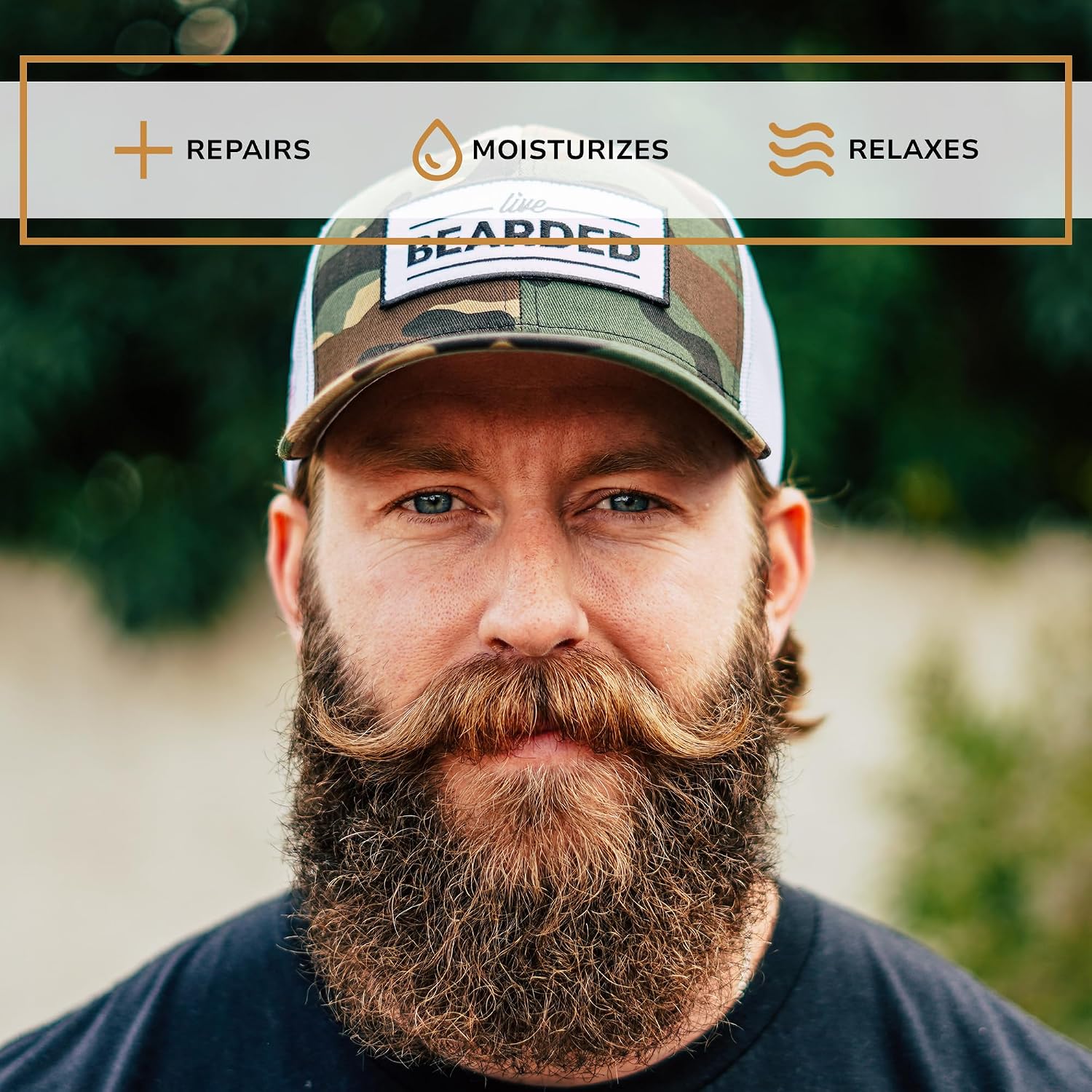 LIVE BEARDED Beard Oil and Butter Grooming Kit 1880 product image 5