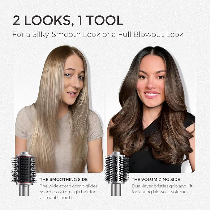 TYMO TYMO 4.0 Ionic Hair Blow Dryer Brush Metal Grey product image 4