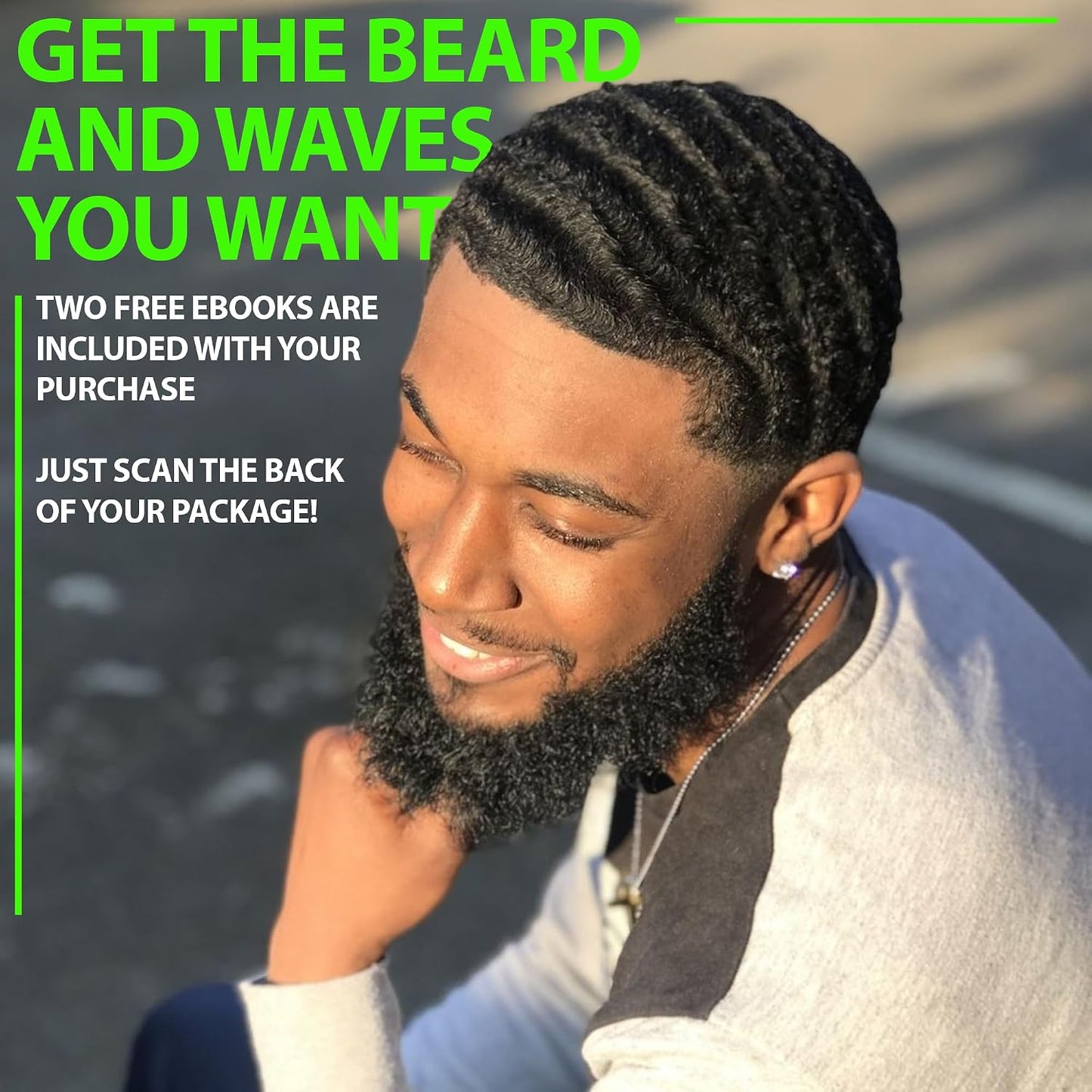 BBS BEST BEARD STUFF GROW Boar Bristle Beard and Wave Brush product image 8