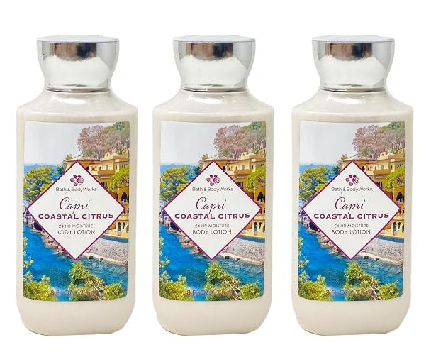 CAPRI COASTAL CITRUS Bath & Body Works Body Lotion 3-Pack product image 1