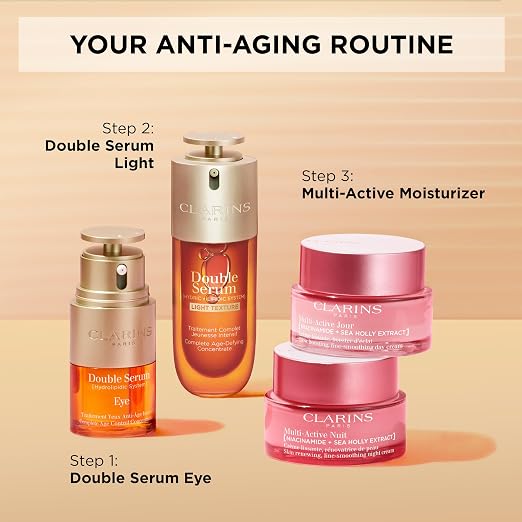 CLARINS Double Serum Light Texture additional product image 12 for anti-aging hydration firmness and radiance