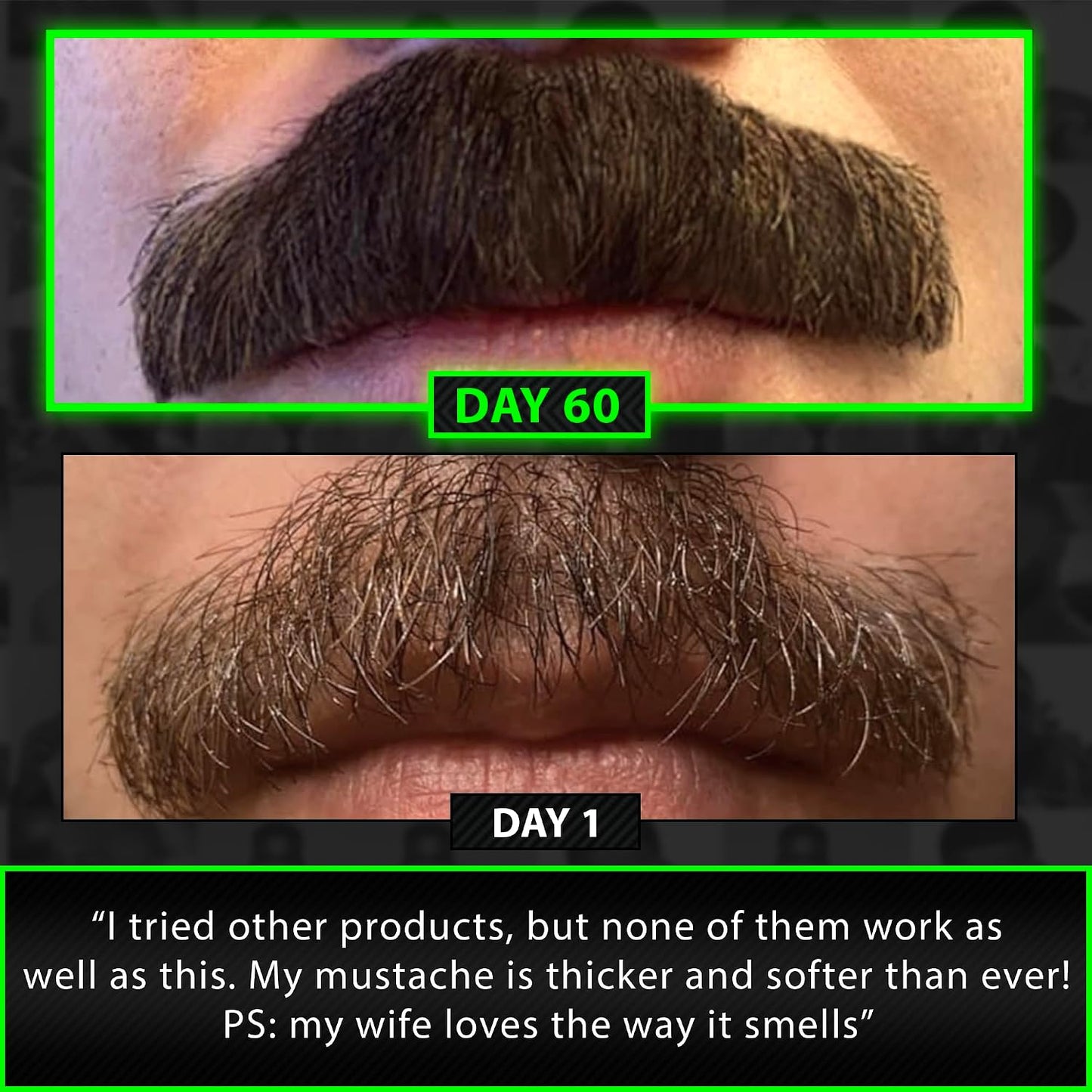 BBS BEST BEARD STUFF 2X Thickening Biotin Beard Balm and Mustache Wax product image 3