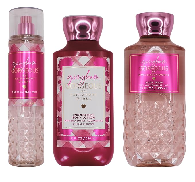 GINGHAM GORGEOUS Bath & Body Works 3 Step Body Care Set product image 1
