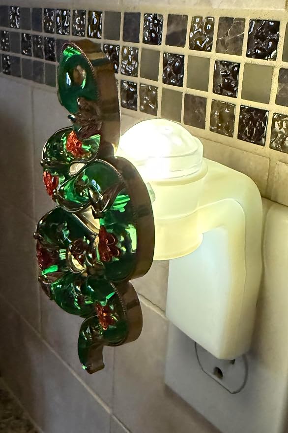 Bath & Body Works GREEN SNAKE WITH FLOWERS Wallflowers Plug - alternate view 3