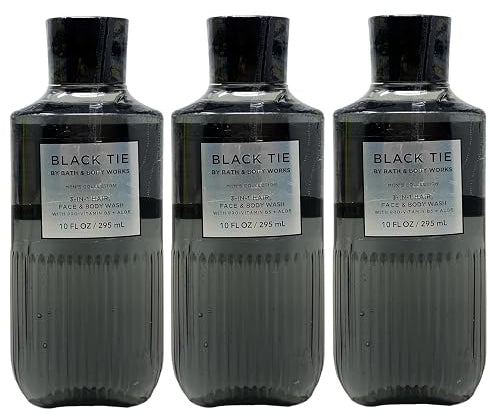 BLACK TIE Bath & Body Works Body Wash 3 Pack