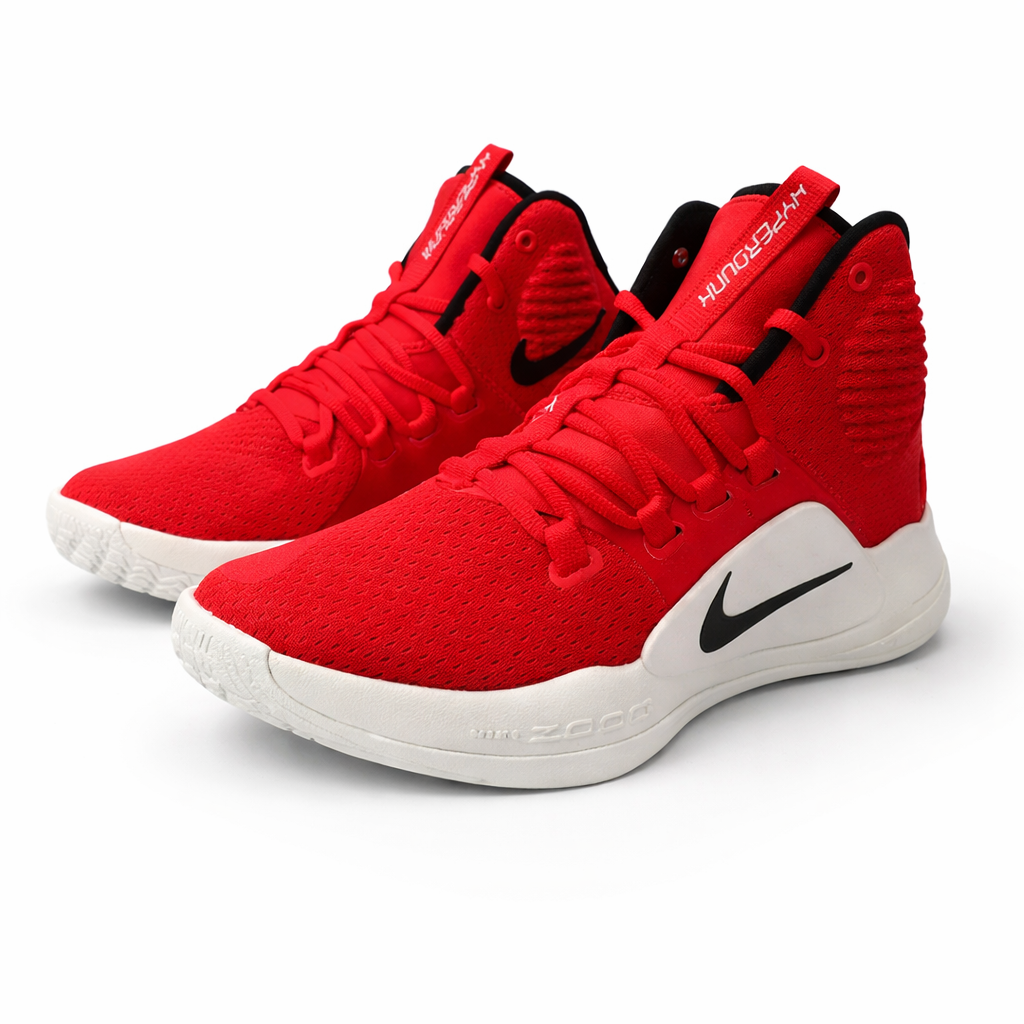 Nike Hyperdunk X TB Basketball Shoes Court Red Kids Size 3.5Y Performance Sneakers | My Wrinkles Gone